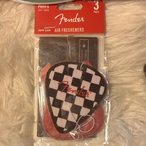 Fender Black and White Checkered Air Fresheners